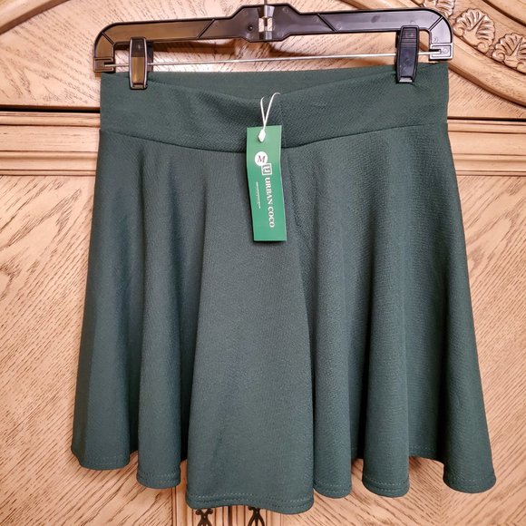 Urban Coco Dresses & Skirts - 26) URBAN COCO High Waist Swing Sk8r Skirt Sz. M